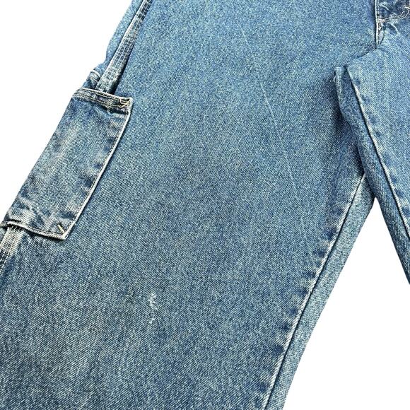 Bulwark Men FR Jeans Size 34 Blue Flame Resistant Carpenter Heavyweight Denim - Picture 7 of 12